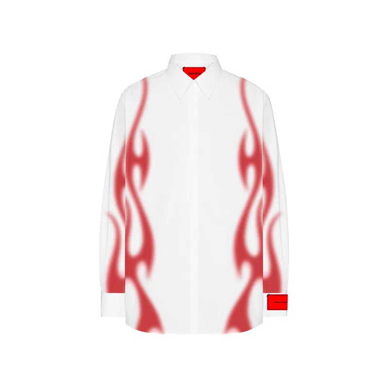 Vision of Super Flame Print Shirt