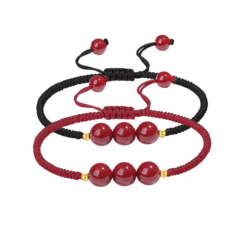 乃瑭 【鸿运当头】诸事顺遂 三生三世 与你一起 高品质新中式本命年转运珠古风国风守护好运吉祥上岸 朱砂 手绳 男女同款情侣款