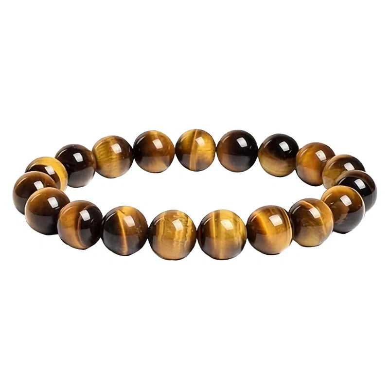 乃瑭 【甄选高品质】 八方来财招财纳福貔貅净化磁场多财多福好运上岸 百搭叠戴天然 虎眼石 手串 男女同款情侣款