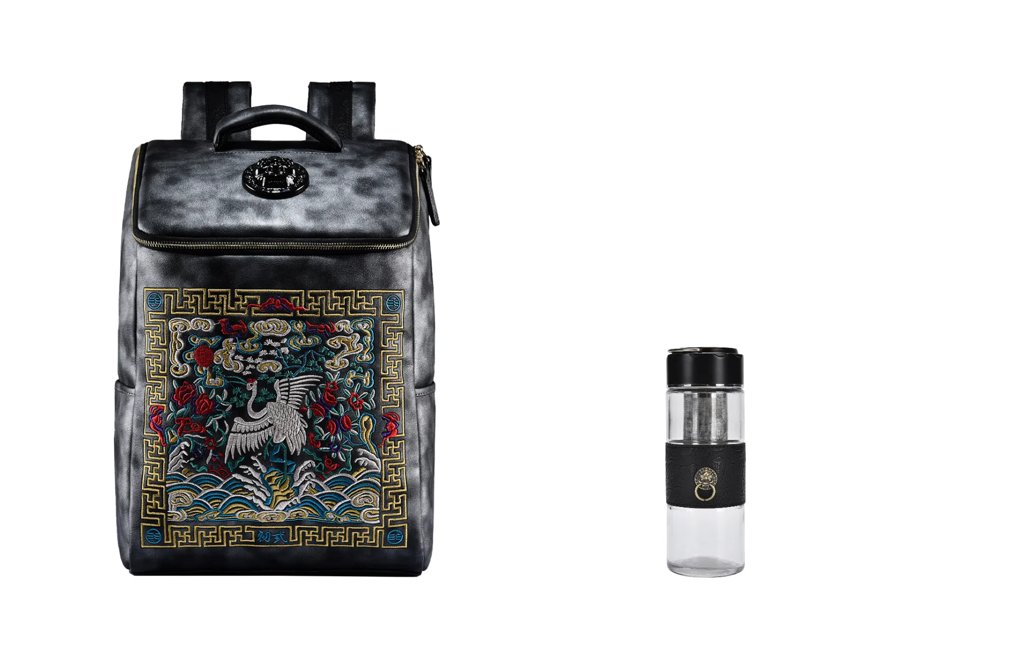 ChuSanh Black Lion Backpack