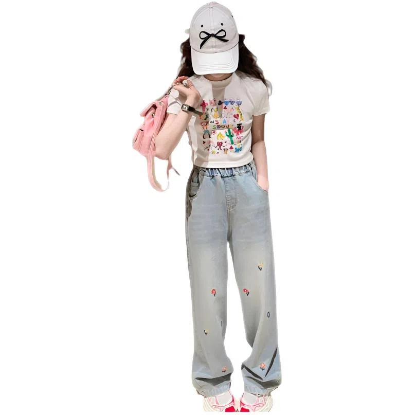 天才小熊牛仔裤 透气百搭简约 儿童款