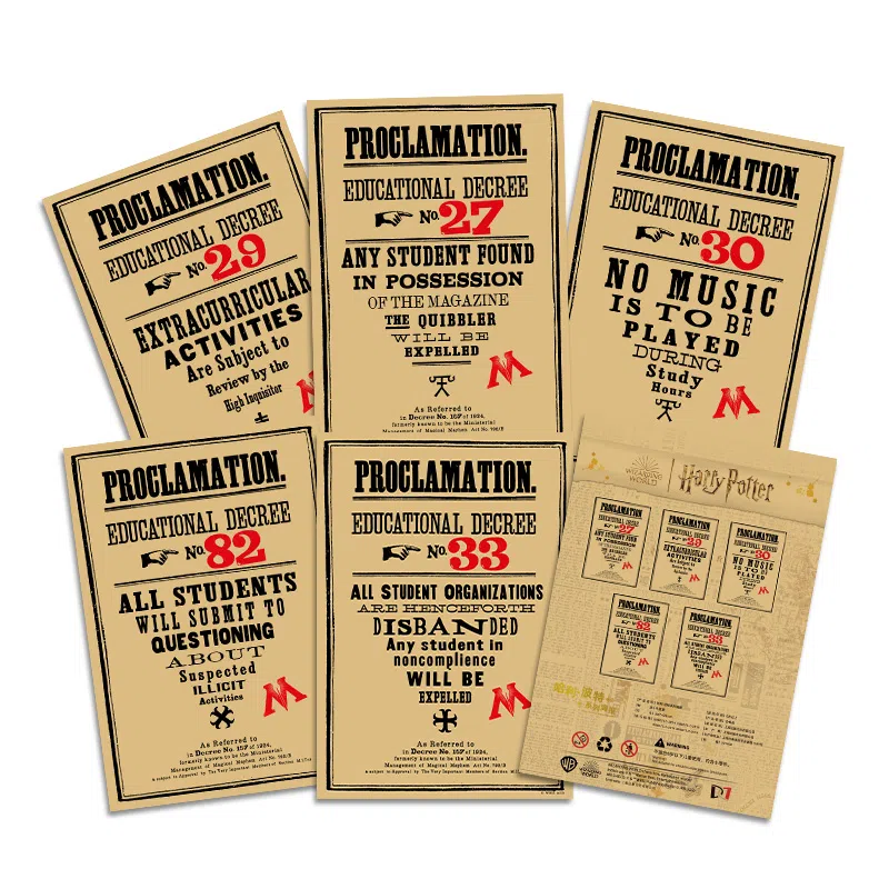 Harry Potter Wanted Poster Series