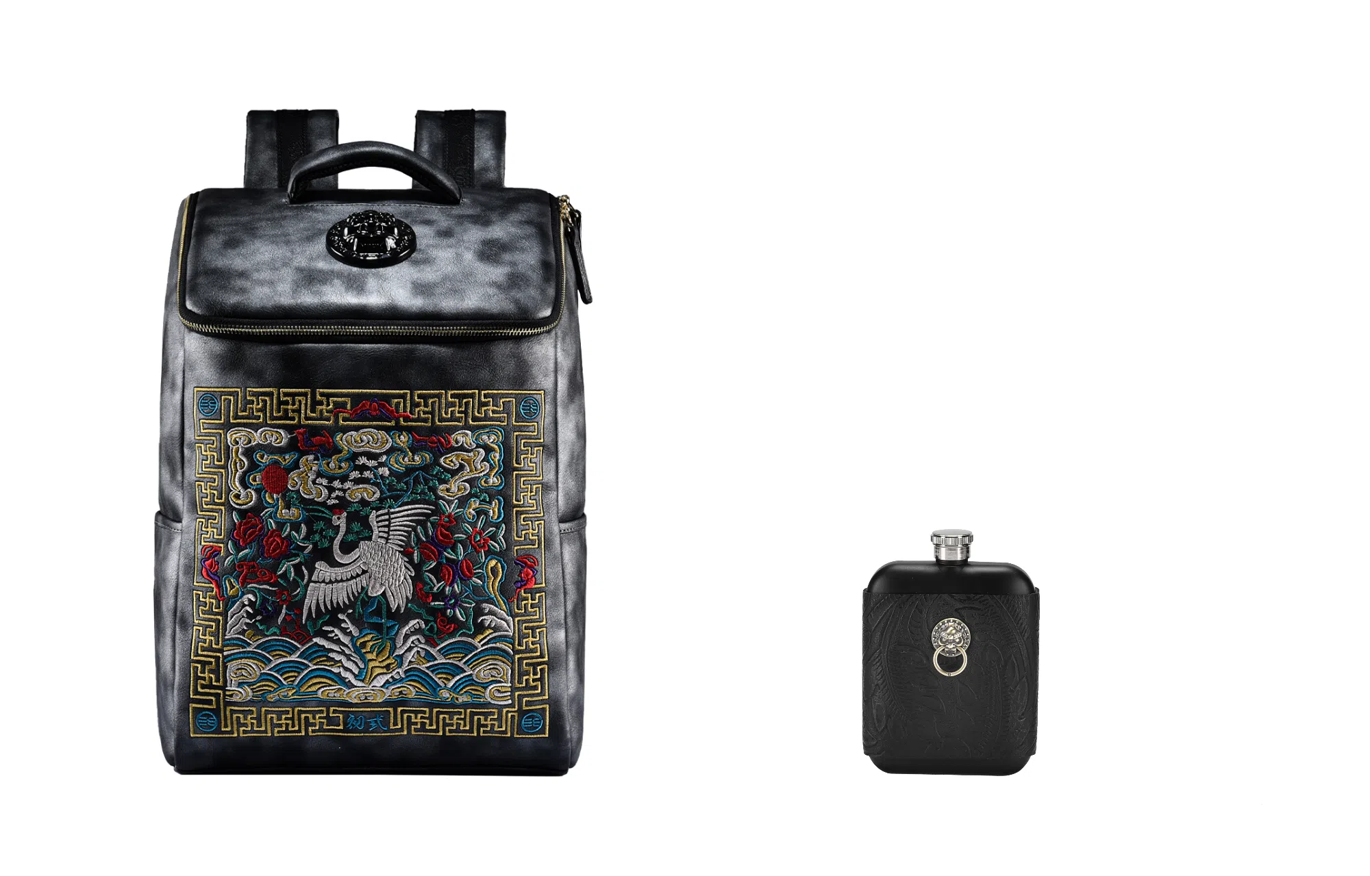 ChuSanh Black Lion Backpack