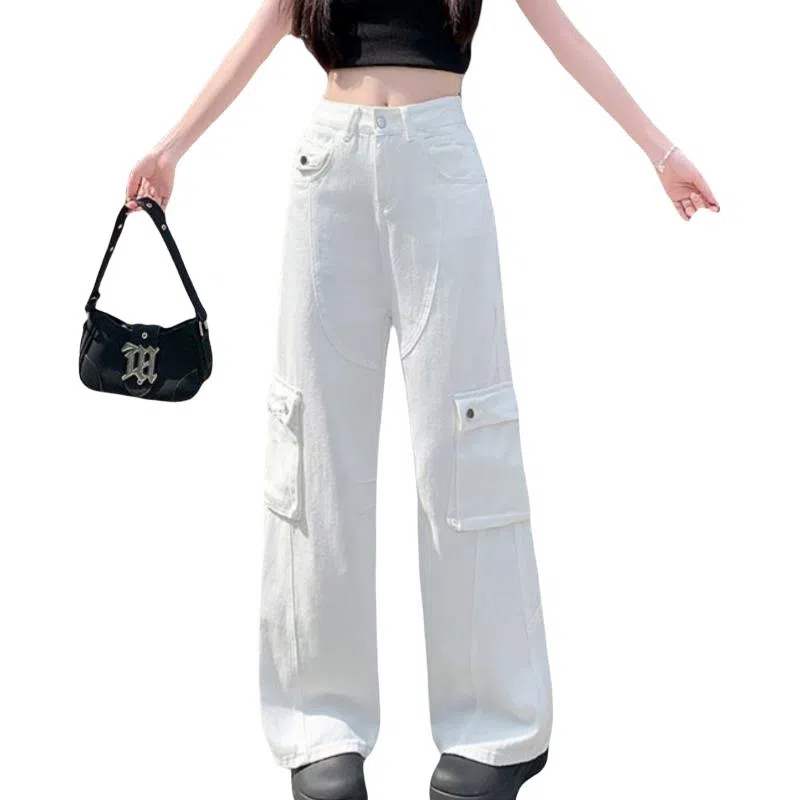 兰缪 潮流时尚舒适百搭牛仔裤 女款