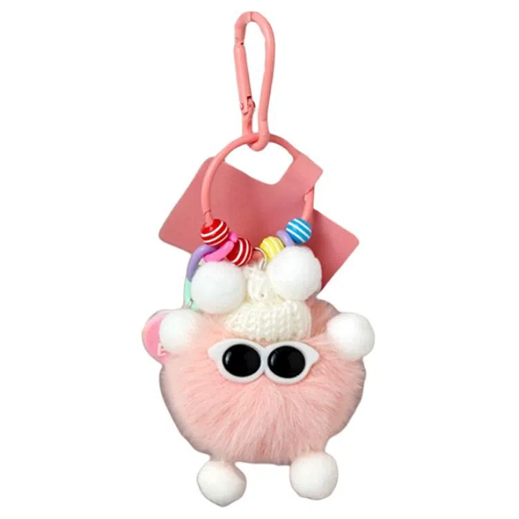 小猪班纳 小煤球怪兽公仔挂饰  包包挂饰 挂饰可爱 毛绒 挂件 男女同款情侣款