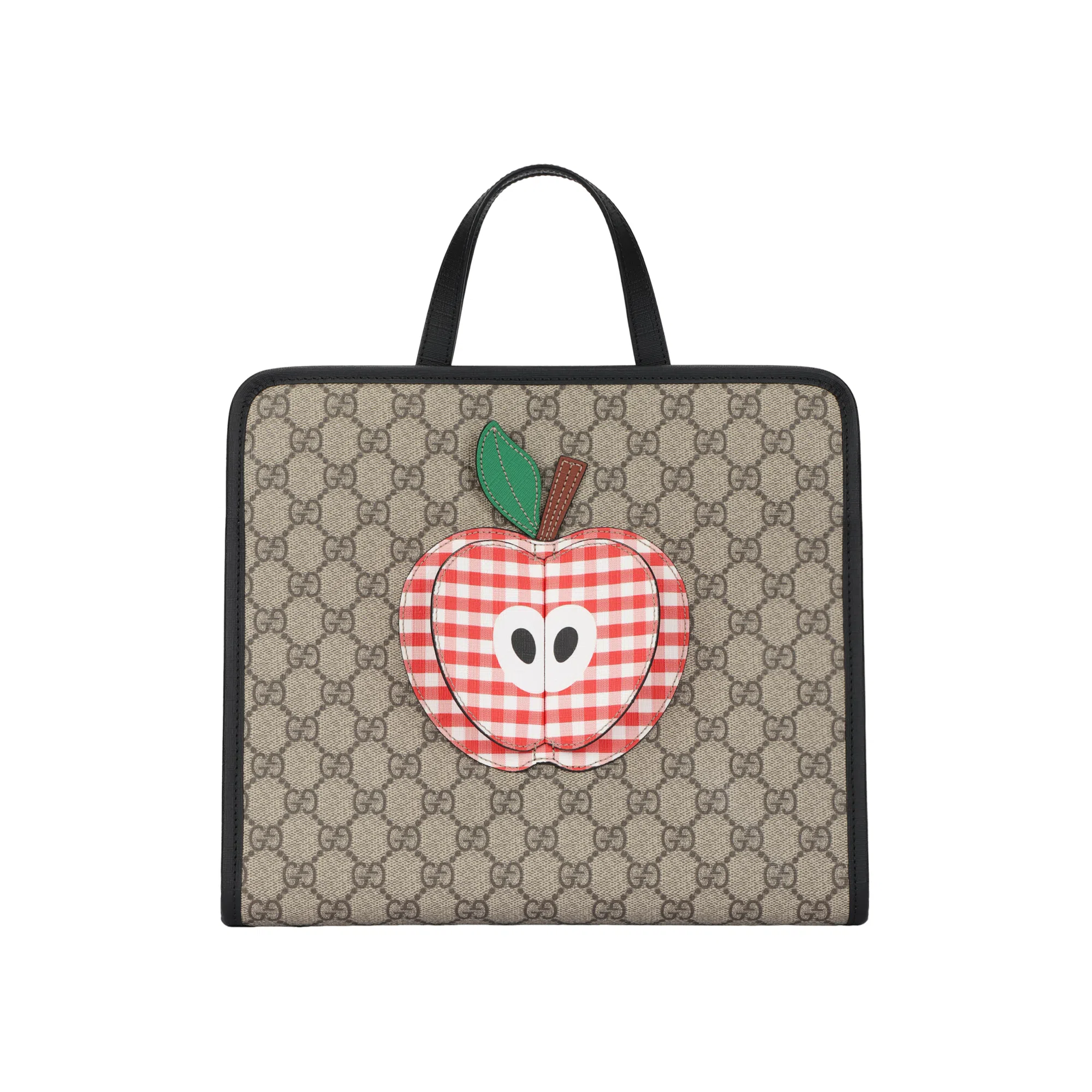Gucci Apple Tote Bag Supreme Canvas
