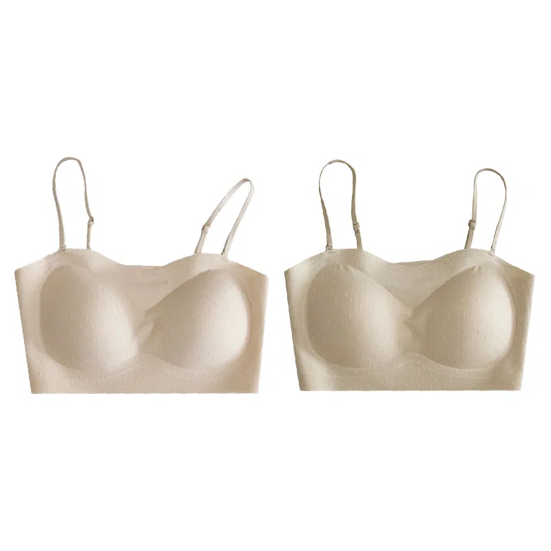 欧迪芬 欧迪芬 裸感无痕冰丝轻薄透气亲肤柔软软支撑上托聚拢防下垂收副乳夏季冰凉感两件装文胸 女款