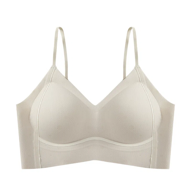 欧迪芬 裸感无痕冰丝轻薄透气亲肤柔软反重力提拉果冻软支撑上托聚拢防下垂收副乳夏季冰凉感文胸 女款
