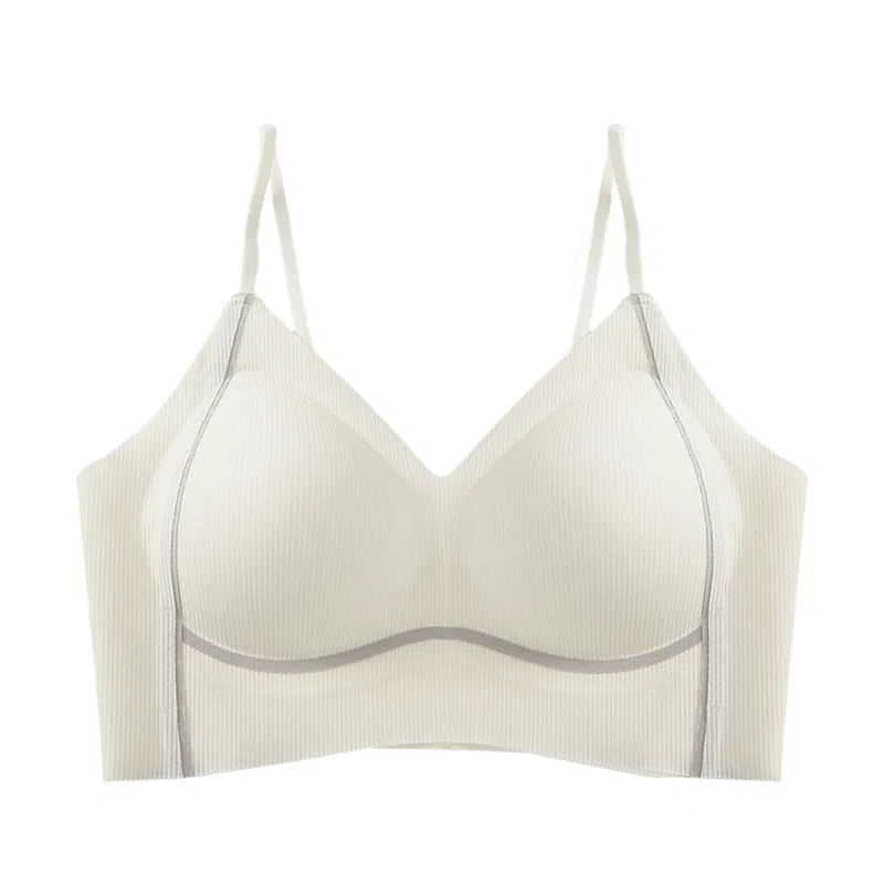 欧迪芬 裸感无痕冰丝轻薄透气亲肤柔软反重力提拉果冻软支撑上托聚拢防下垂收副乳夏季冰凉感文胸 女款