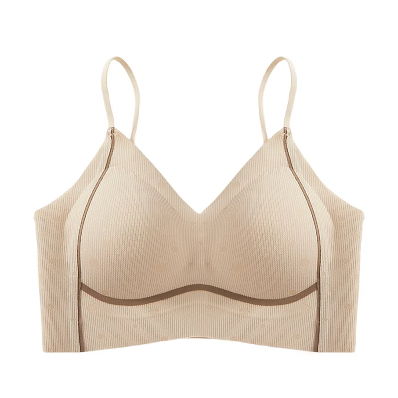 欧迪芬 裸感无痕冰丝轻薄透气亲肤柔软反重力提拉果冻软支撑上托聚拢防下垂收副乳夏季冰凉感文胸 女款