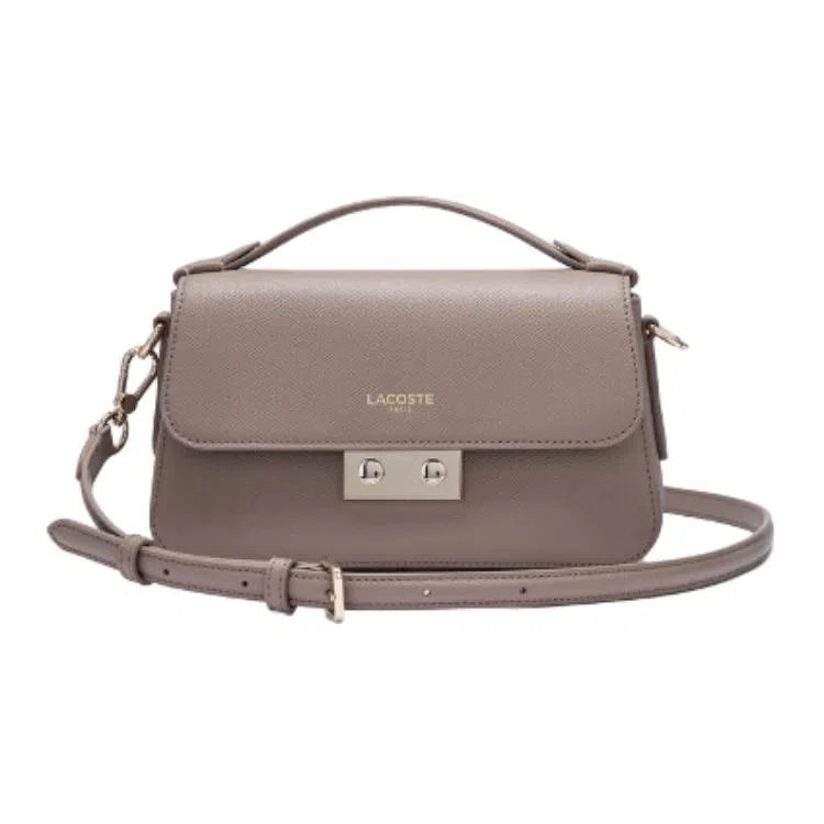 Lacoste Croc Logo Tote Bag Gray