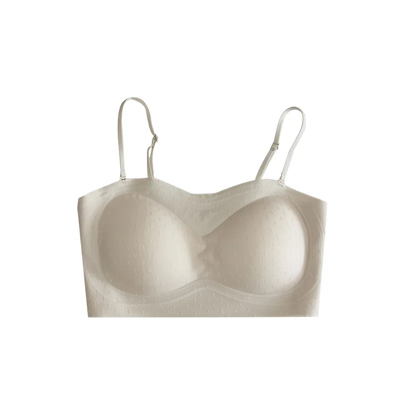欧迪芬 裸感无痕冰丝轻薄透气亲肤柔软软支撑上托聚拢防下垂收副乳夏季冰凉感文胸 女款