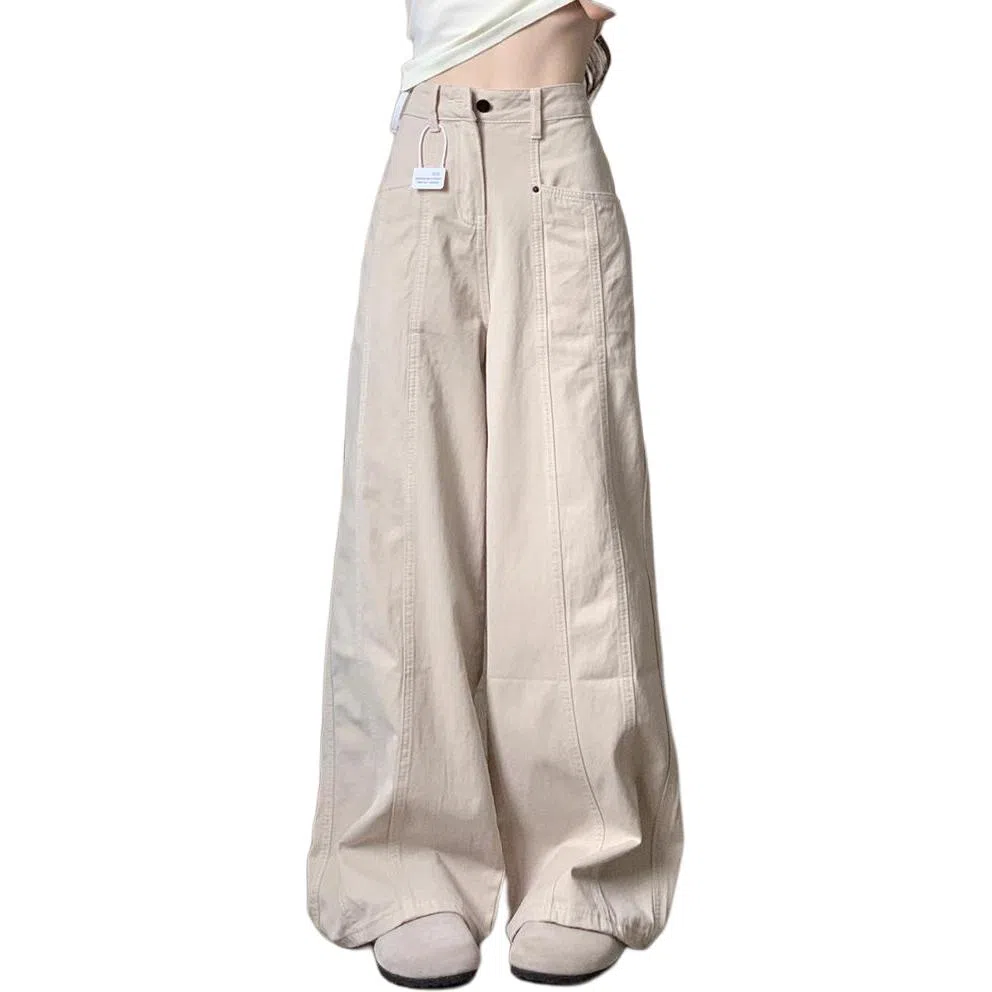 么宁 通勤简约舒适休闲工装裤 女款