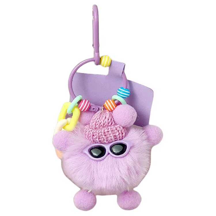 小猪班纳 小煤球怪兽公仔挂饰  包包挂饰 挂饰可爱 毛绒 挂件 男女同款情侣款