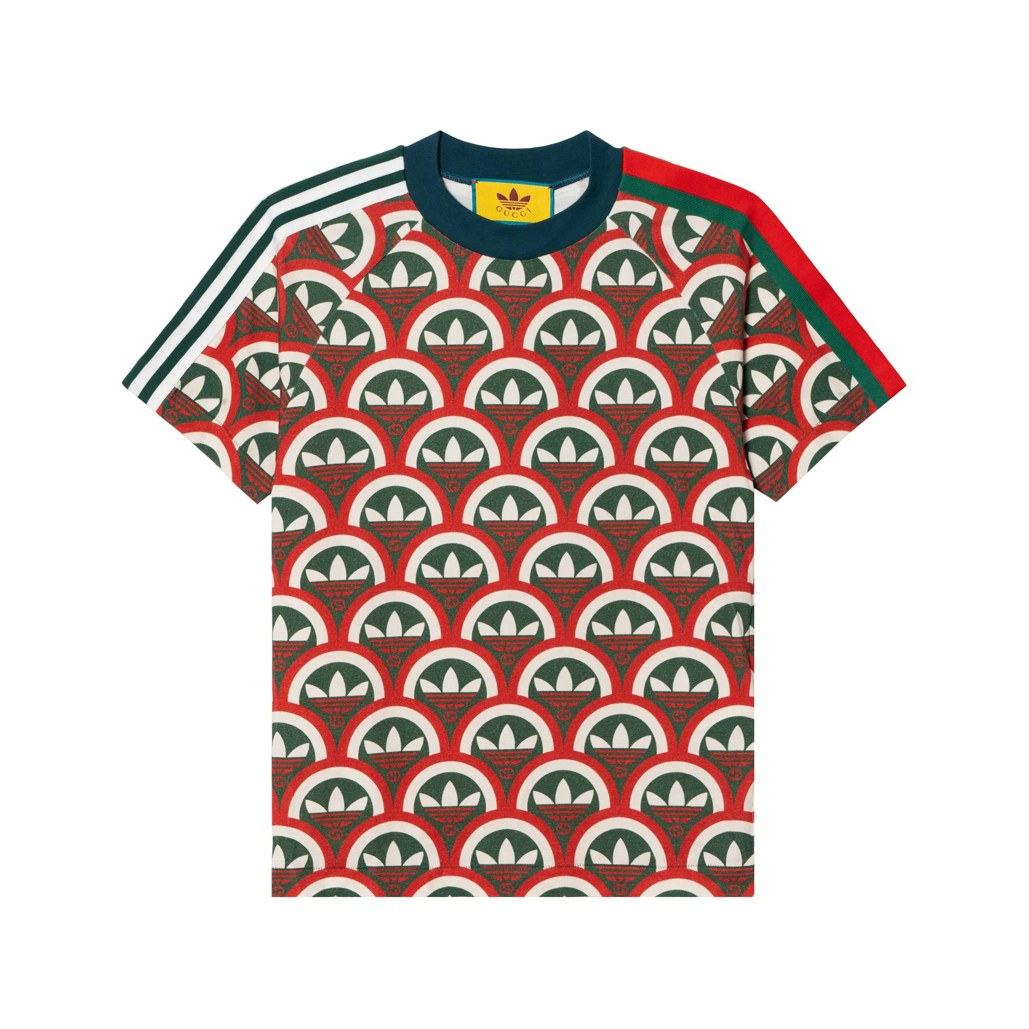 GUCCI x adidas Trefoil T-shirt Red