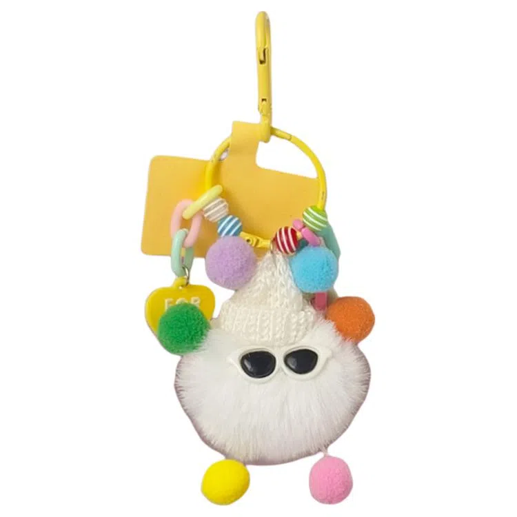 小猪班纳 小煤球怪兽公仔挂饰  包包挂饰 挂饰可爱 毛绒 挂件 男女同款情侣款