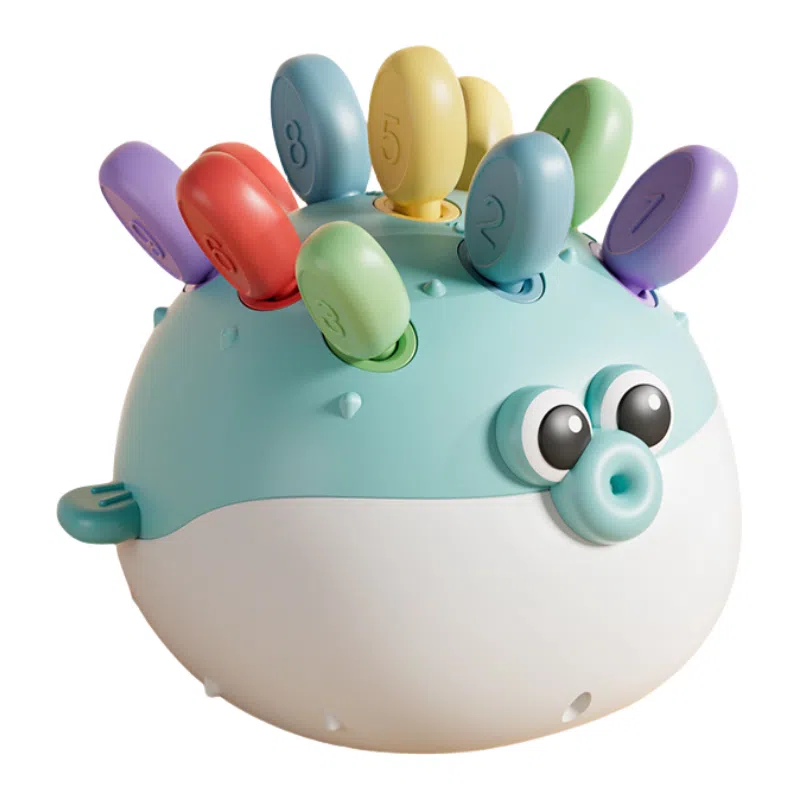 图米鱼 拼插小河豚精细动作训练手眼协调 其他形状认知/配对玩具