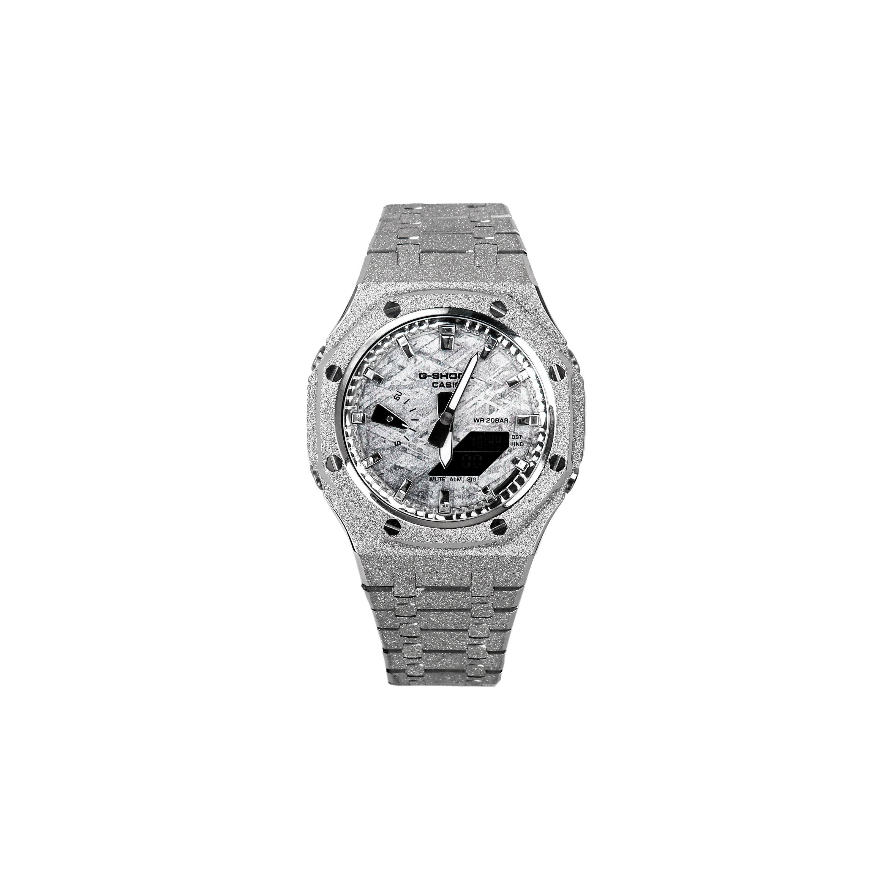 Casio GA2100 Frost Silver
