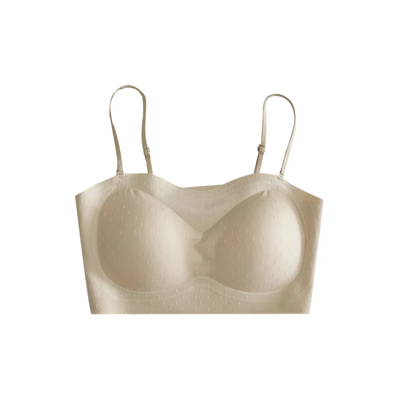 欧迪芬 裸感无痕冰丝轻薄透气亲肤柔软软支撑上托聚拢防下垂收副乳夏季冰凉感文胸 女款