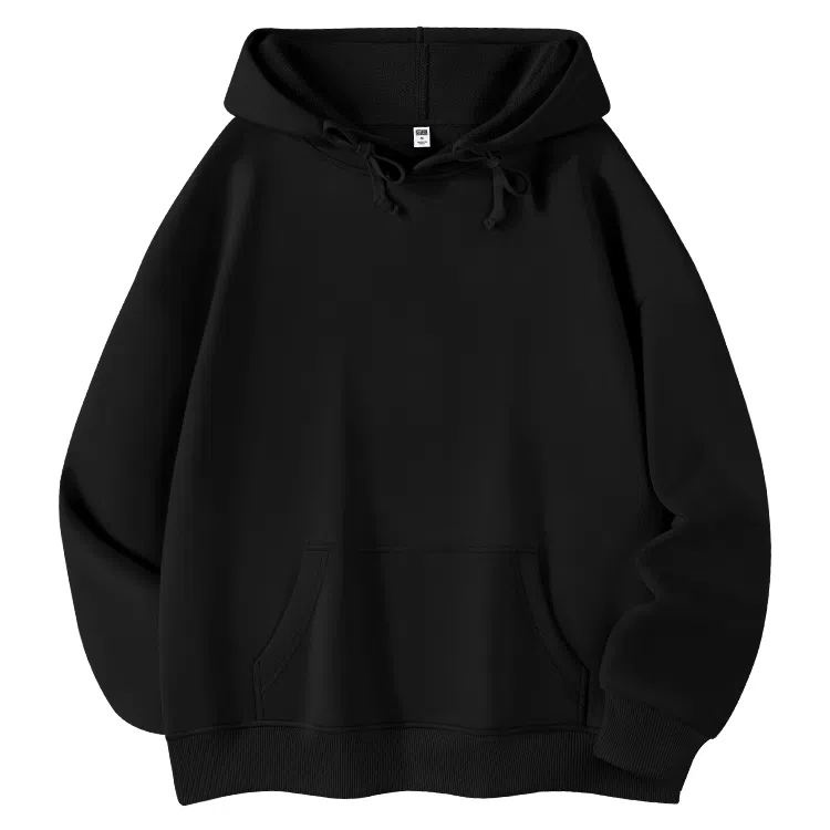 棉致 纯色简约设计感多巴胺学院风百搭休闲通勤落肩宽松柔软舒适套头连帽长袖卫衣 女款