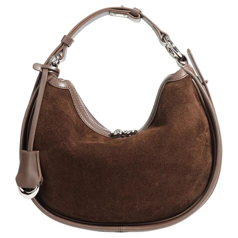 恒源祥 时尚高级感懒惰风复古通勤 牛皮 腋下包单肩包 女款 多色