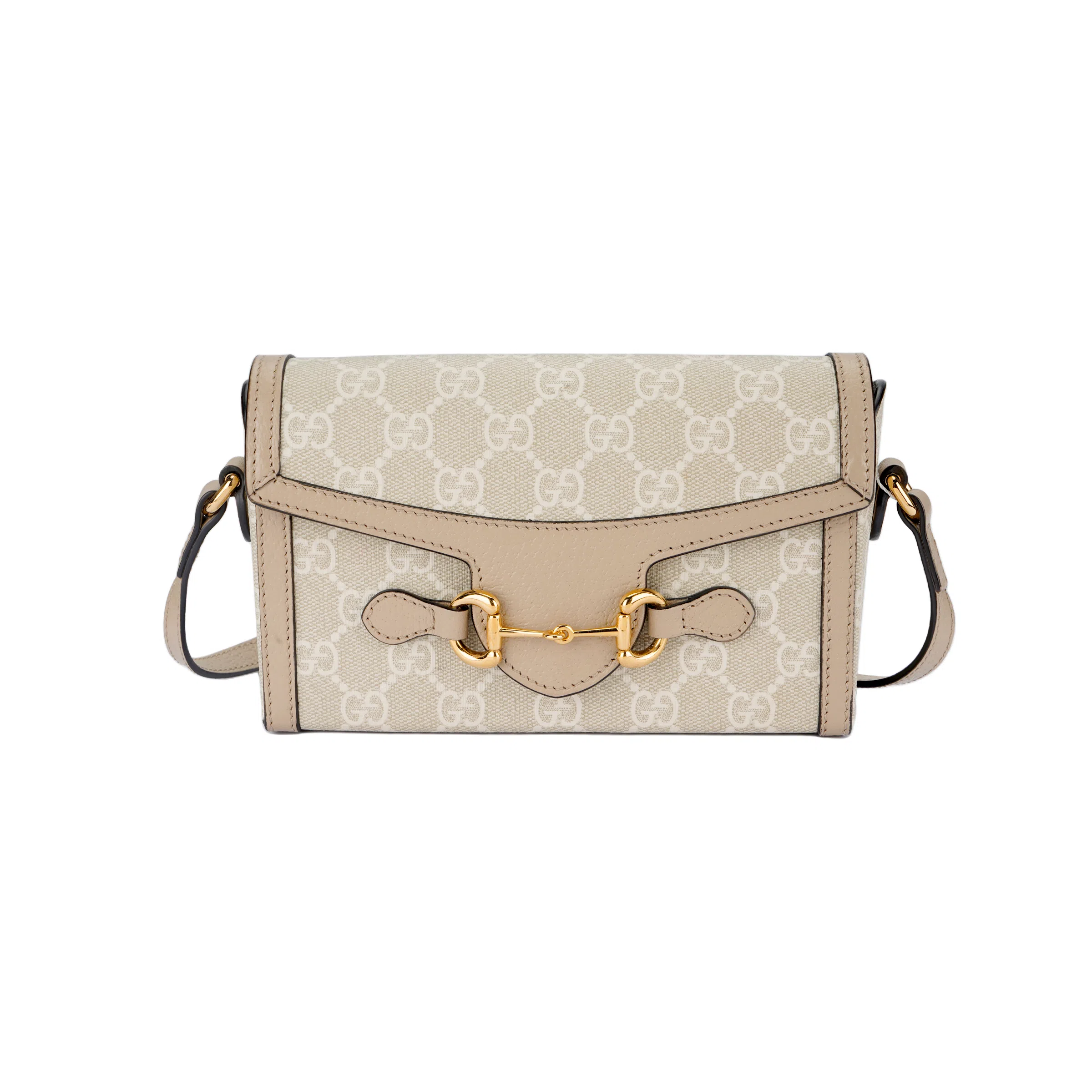 Gucci Horsebit 1955 Mini Beige/White
