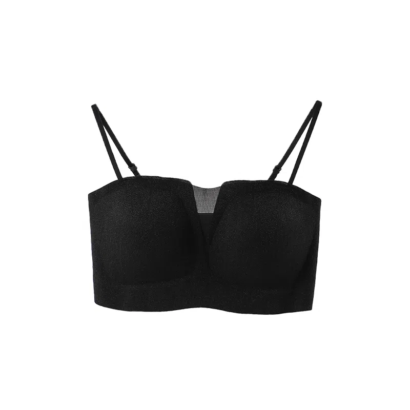 欧迪芬 裸感无痕冰丝轻薄透气软支撑上托聚拢防下垂收副乳夏季冰凉感细肩带文胸 女款