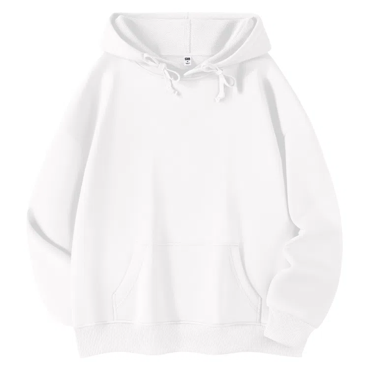 棉致 纯色简约设计感多巴胺学院风百搭休闲通勤落肩宽松柔软舒适套头连帽长袖卫衣 女款