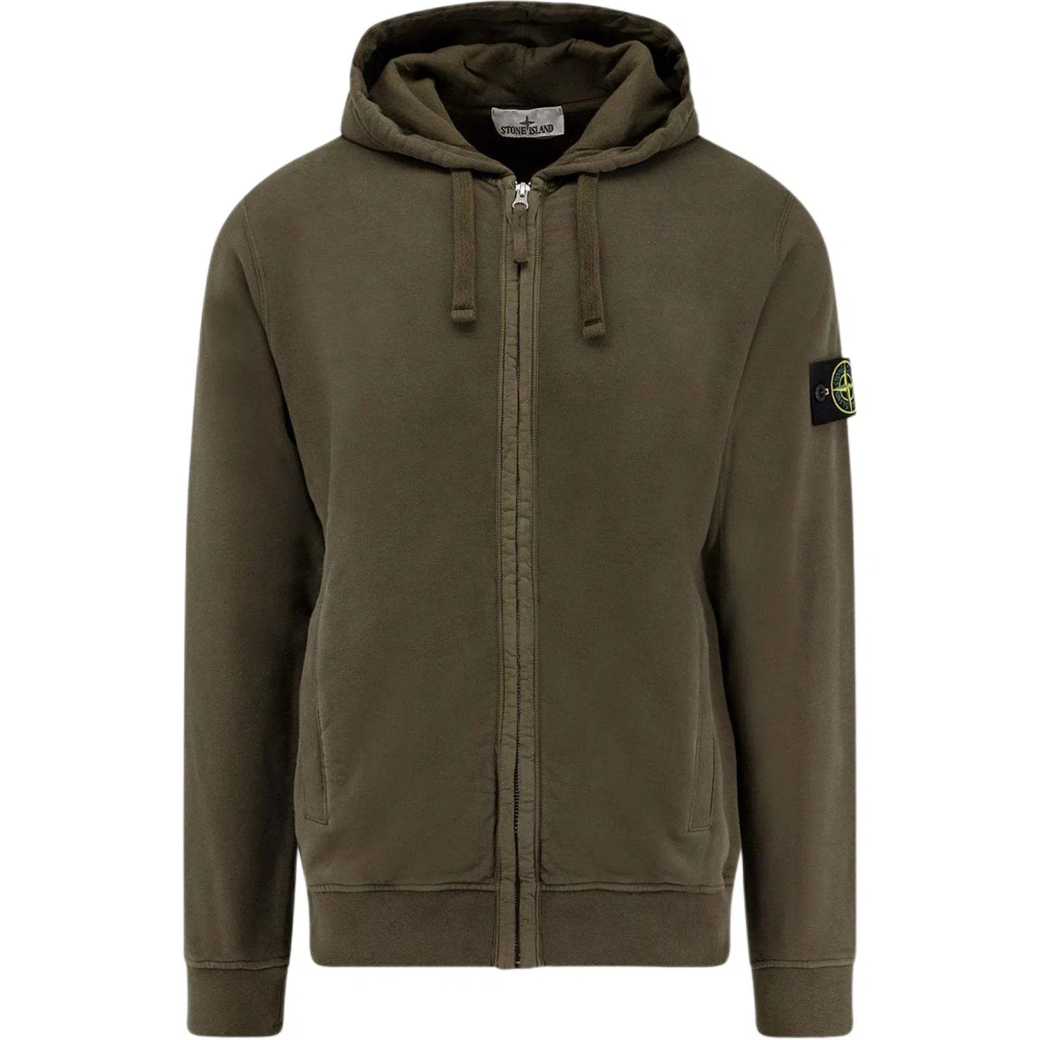 Stone Island Detachable Logo Patch Hoodie Jacket