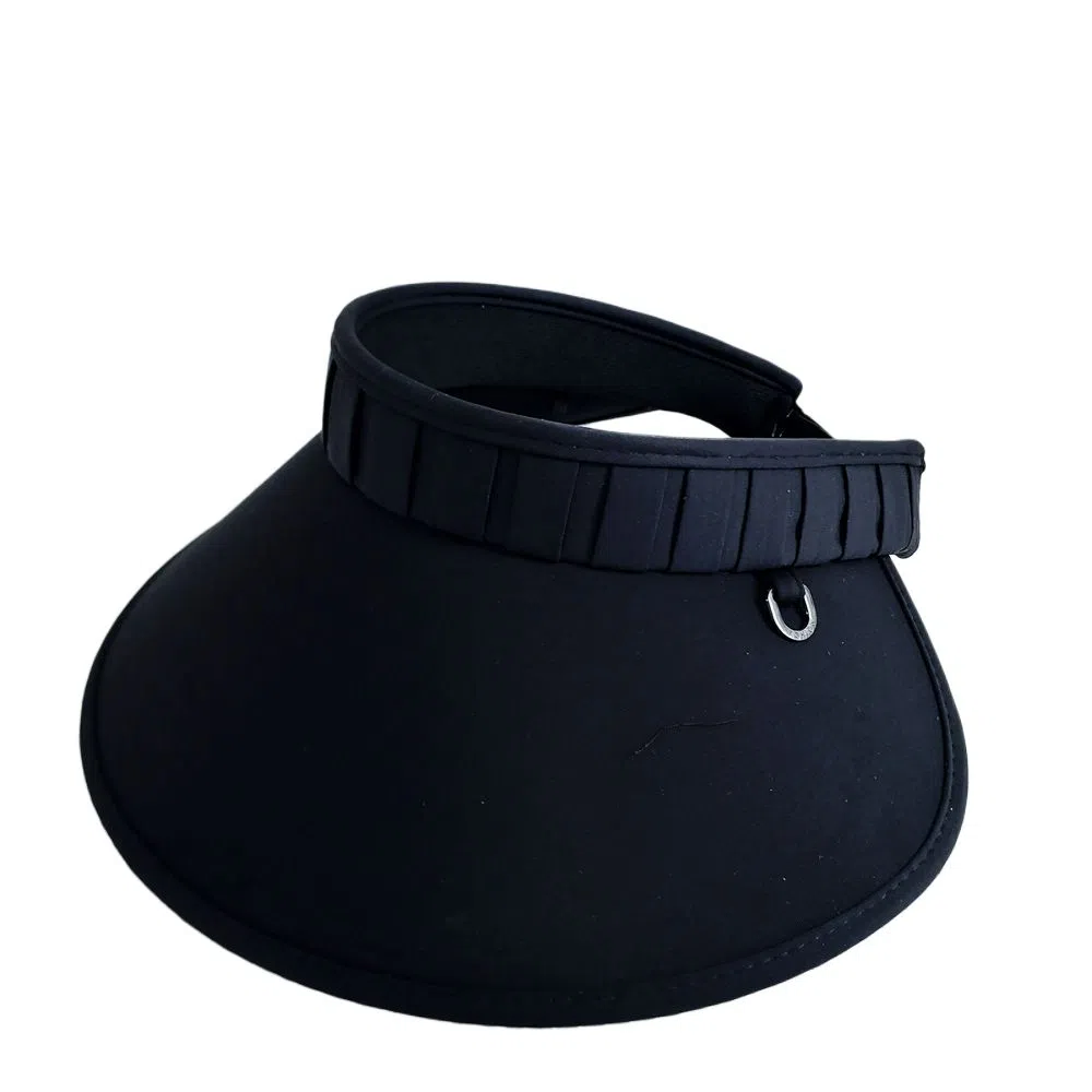 艾佳微 大檐户外出游遮阳帽时尚百搭高级感休闲日常通勤冰丝 锦纶 空顶帽 男女同款情侣款