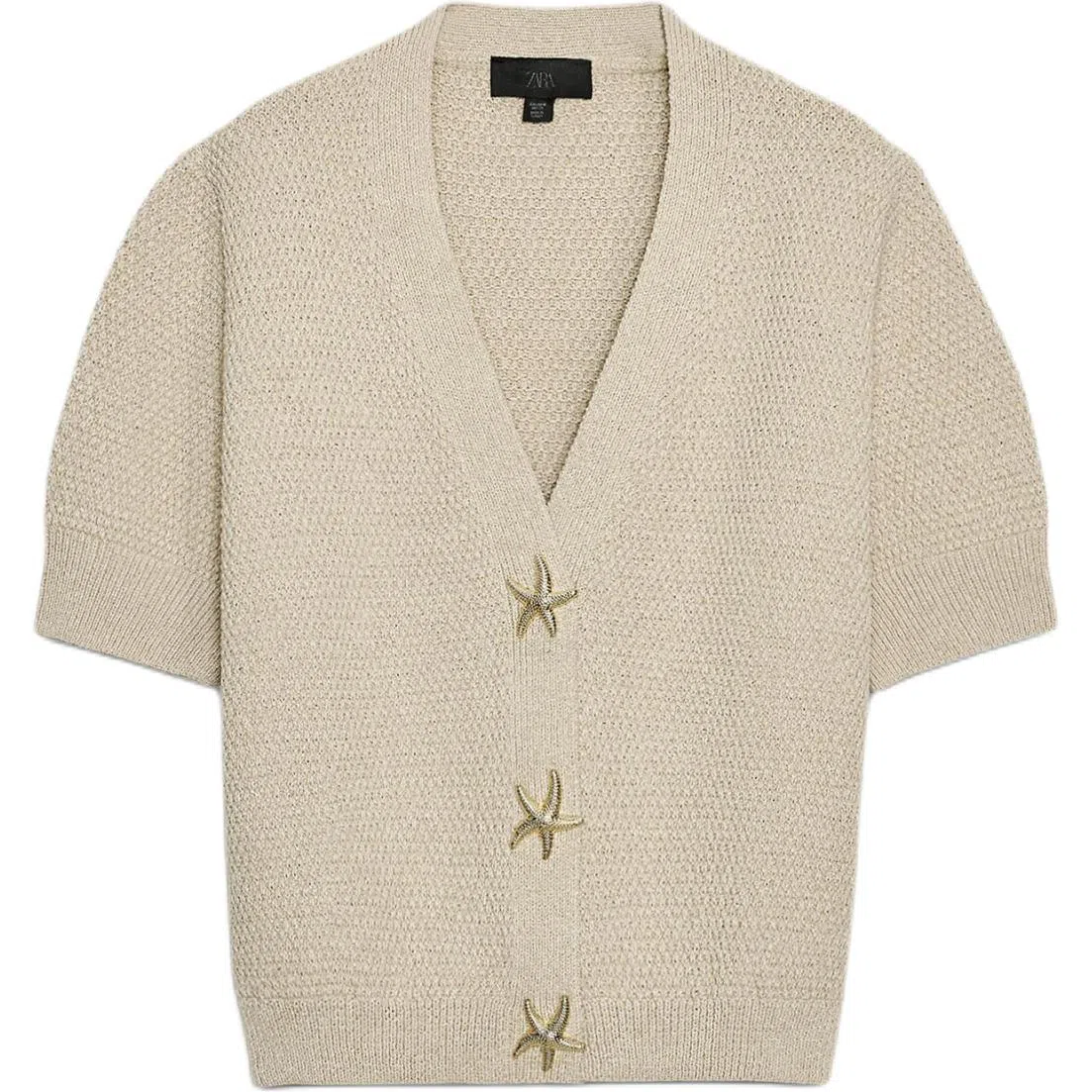 ZARA V-Neck Knit Top