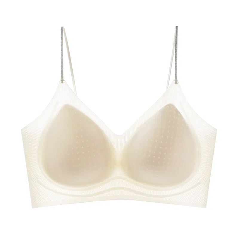 欧迪芬 无痕冰丝轻薄透气洞洞杯亲肤柔软上托聚拢防下垂收副乳夏季多巴胺清凉款文胸 女款