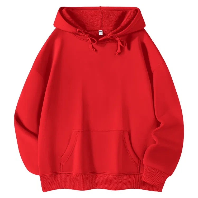 棉致 纯色简约设计感多巴胺学院风百搭休闲通勤落肩宽松柔软舒适套头连帽长袖卫衣 女款