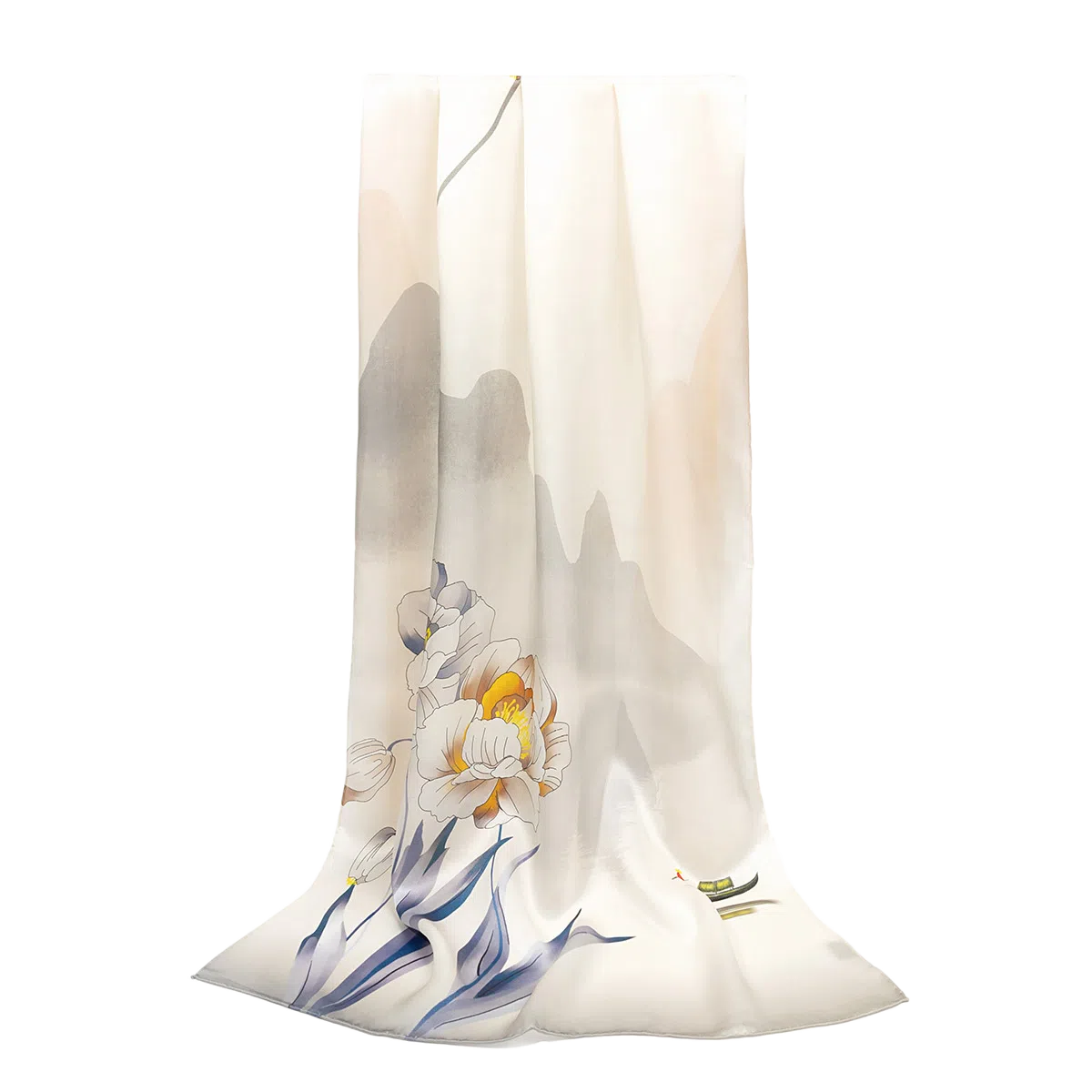 上海故事 真丝方巾 春望 桑蚕丝 丝巾 女款 礼盒装