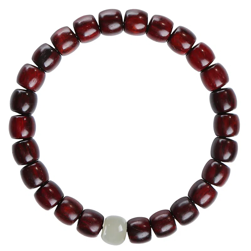 木盛缘 【紫气东来  帝王之木 】 紫檀属 手链手串高油高密转运配饰文玩好运转运 男女同款情侣款