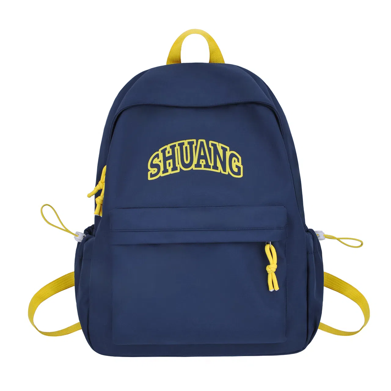 泰格奴 小清新休闲高颜值精美潮版韩版背包初高中生大学生上课百搭 尼龙 双肩包 男女同款情侣款 蓝色/白色/黑色/棕色