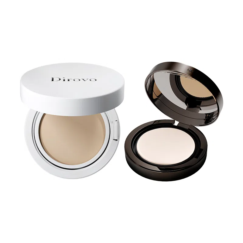 蒂洛薇 水晶遮瑕持久气垫干皮粉底液 提亮肤色粉膏彩妆体验装 控油易上色自然防水彩妆持久不晕染不脱妆清透服帖不卡粉滋润