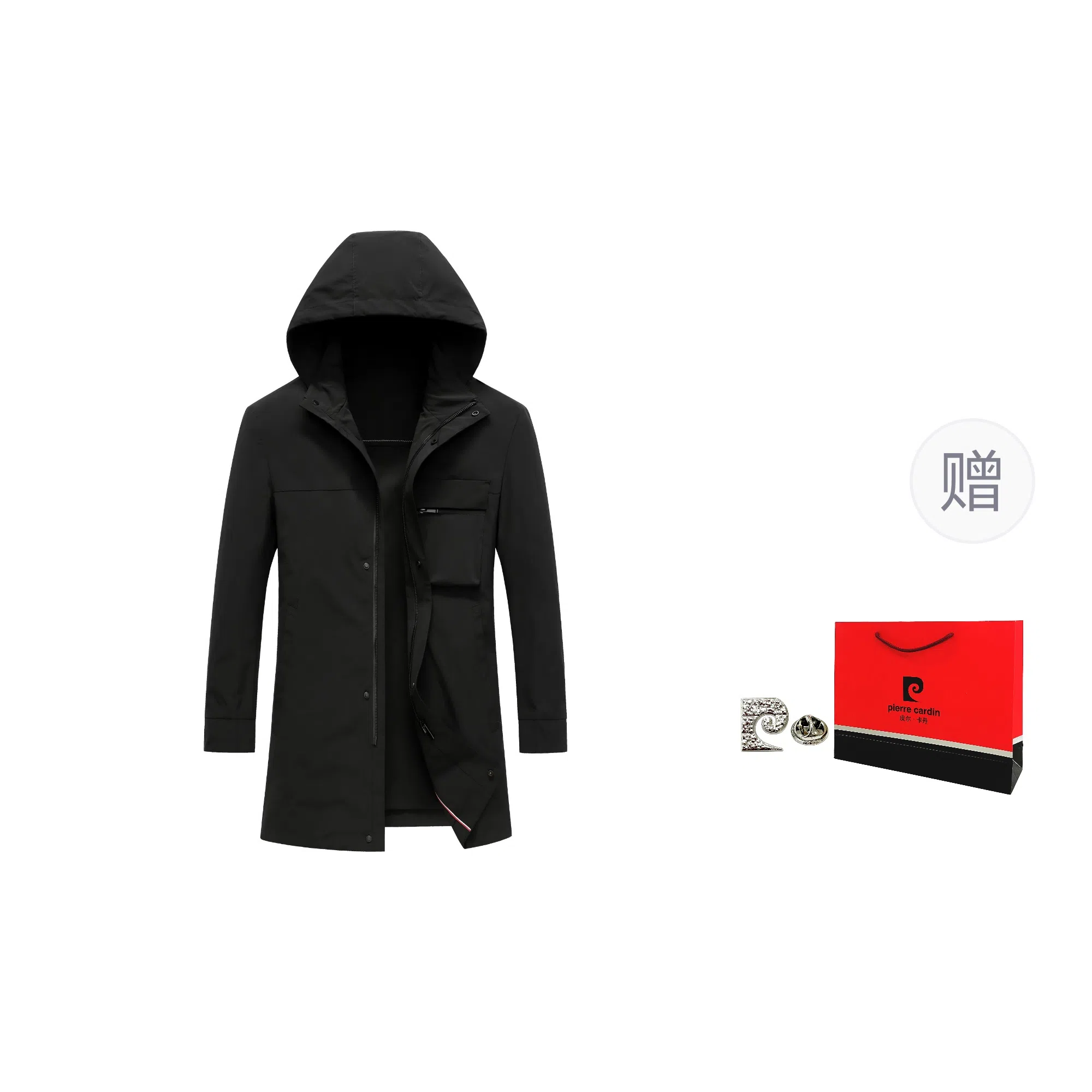 Pierre Cardin Mid-Length Workwear Coat