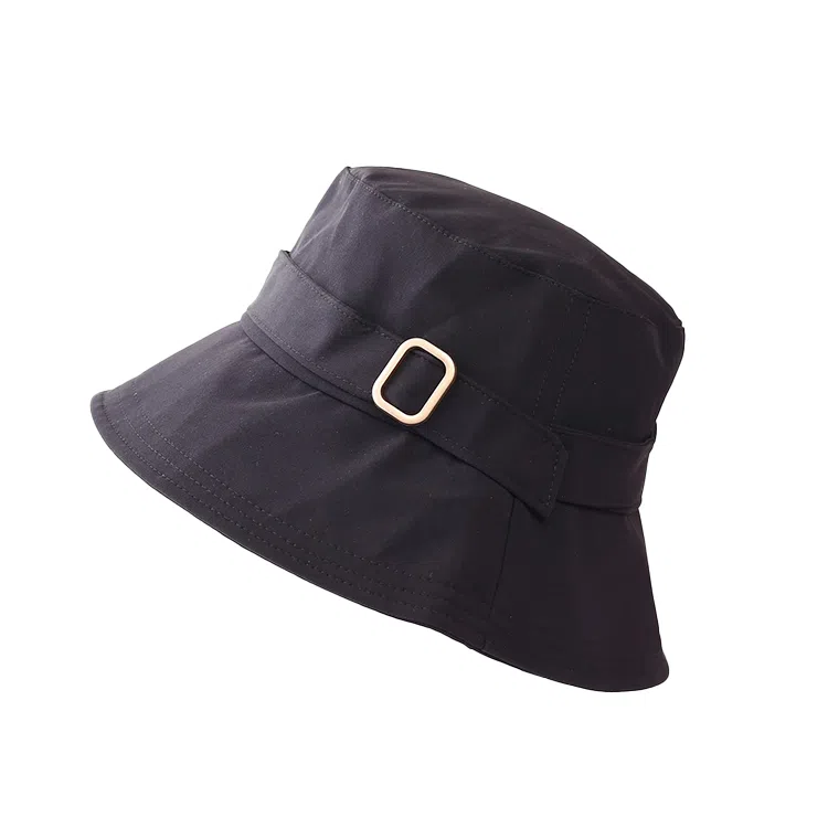 雅鹿优选 韩式户外出游徒步简约防晒遮阳大檐显脸小 聚酯纤维 渔夫帽 男女同款情侣款