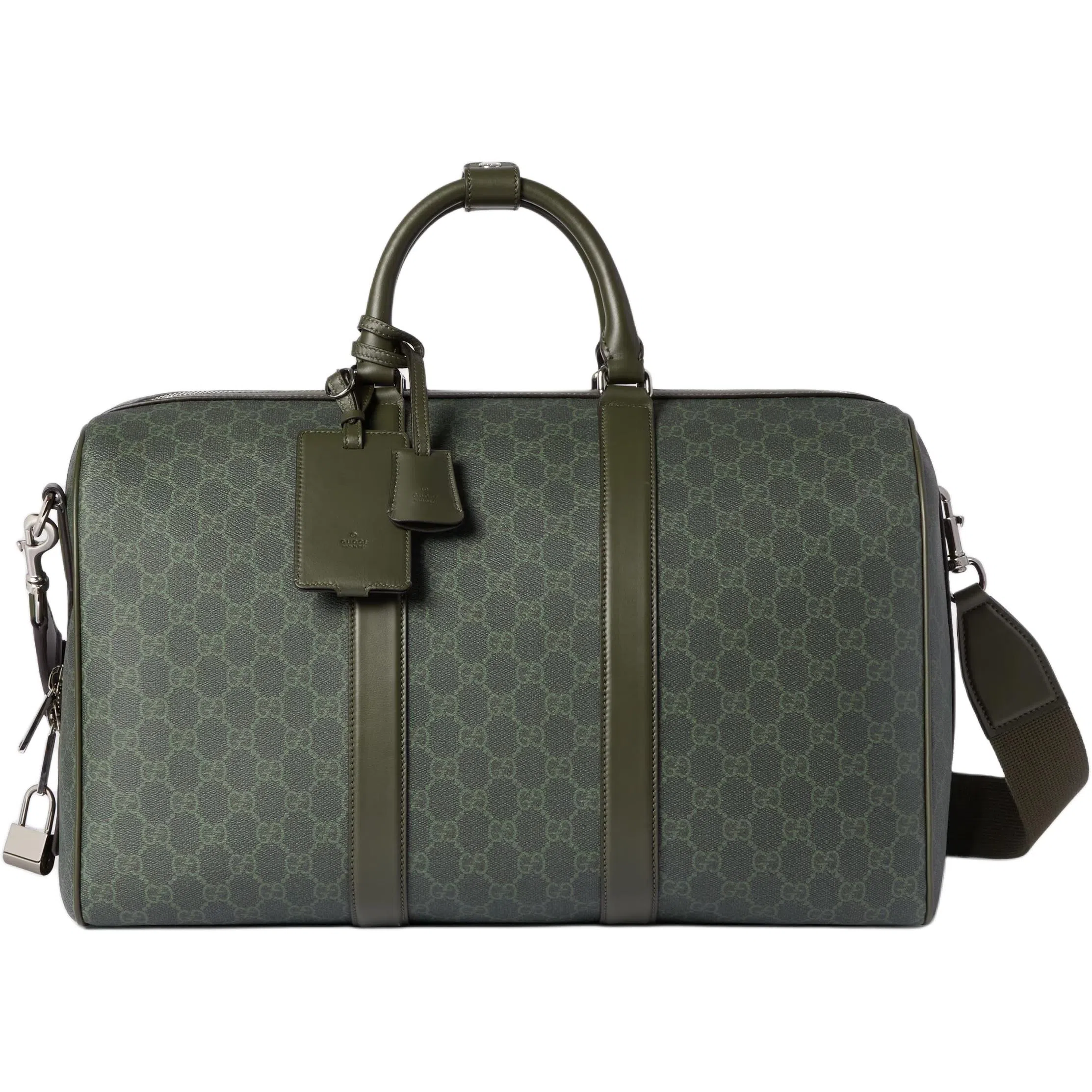 Gucci GG Pattern Travel Bag Green