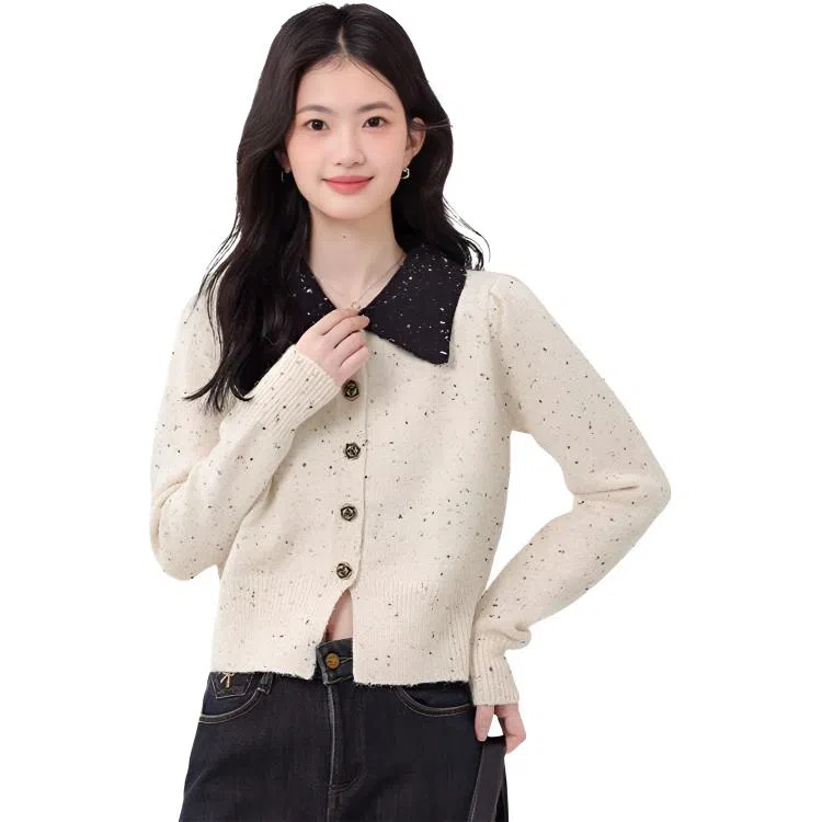 JUFU Vintage Knit Cardigan