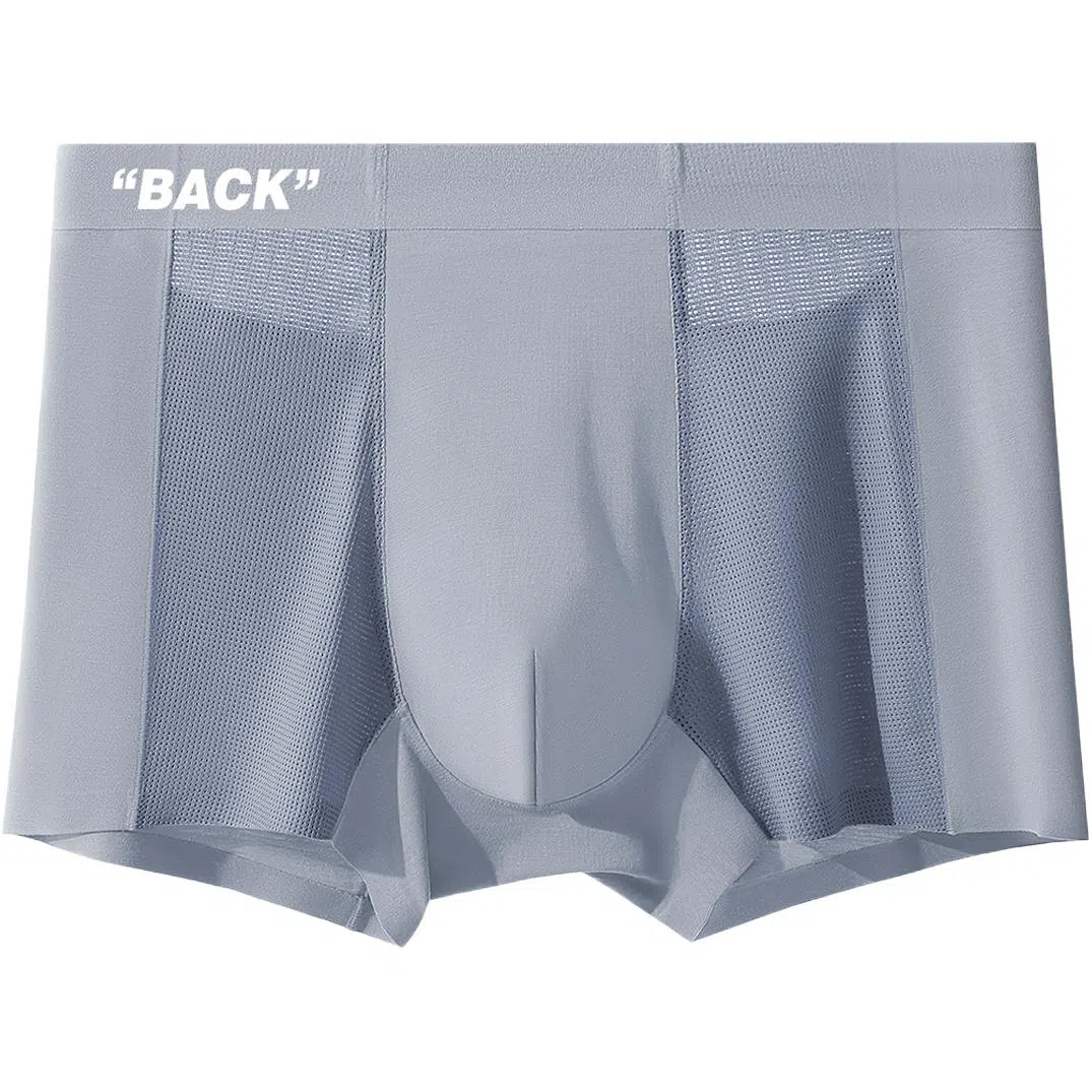 大卫贝肯 冰丝透气网格散热轻薄舒适凉感不卡裆内裤 男款