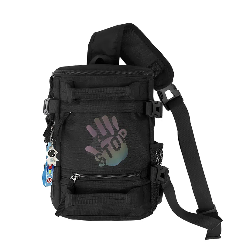 笛贝嘉 时尚轻便外出简约百搭 牛津布 胸包 男女同款情侣款 多色