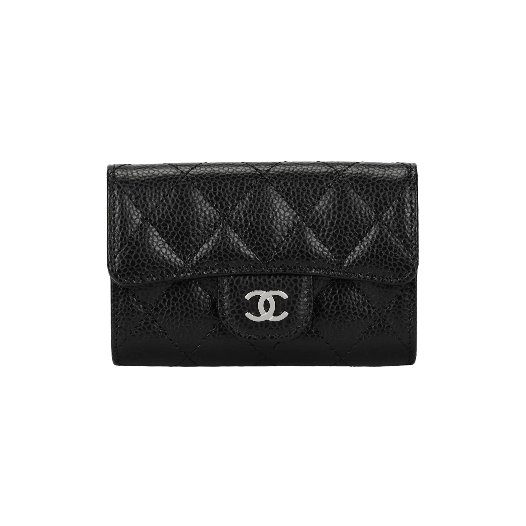 CHANEL Classic Flap Coin Purse Black