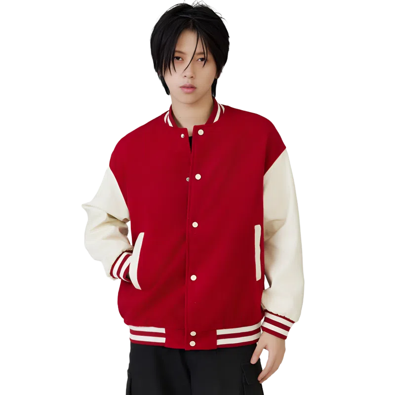 日系美式融合复古潮流宽松飞行员与棒球服 男女同款