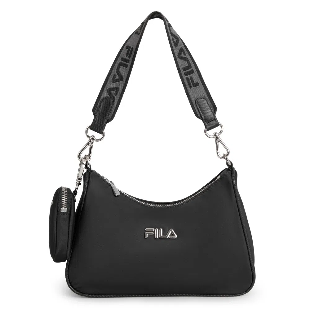 FILA Detachable Combo Hobo Bag Black
