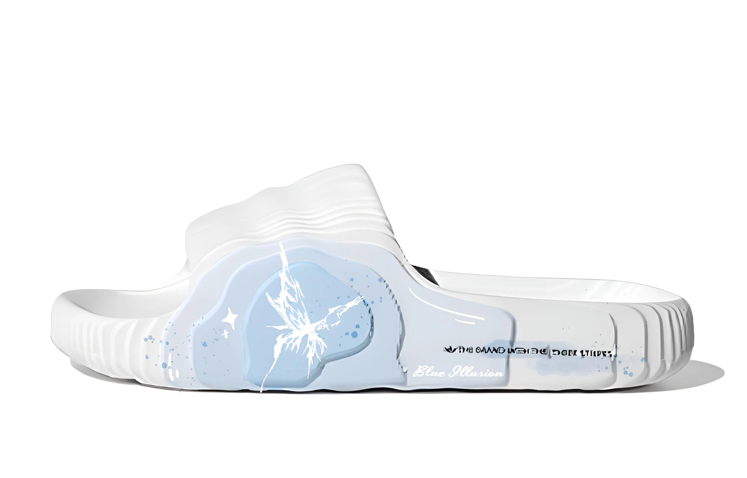 adidas Adilette 22 White Blue