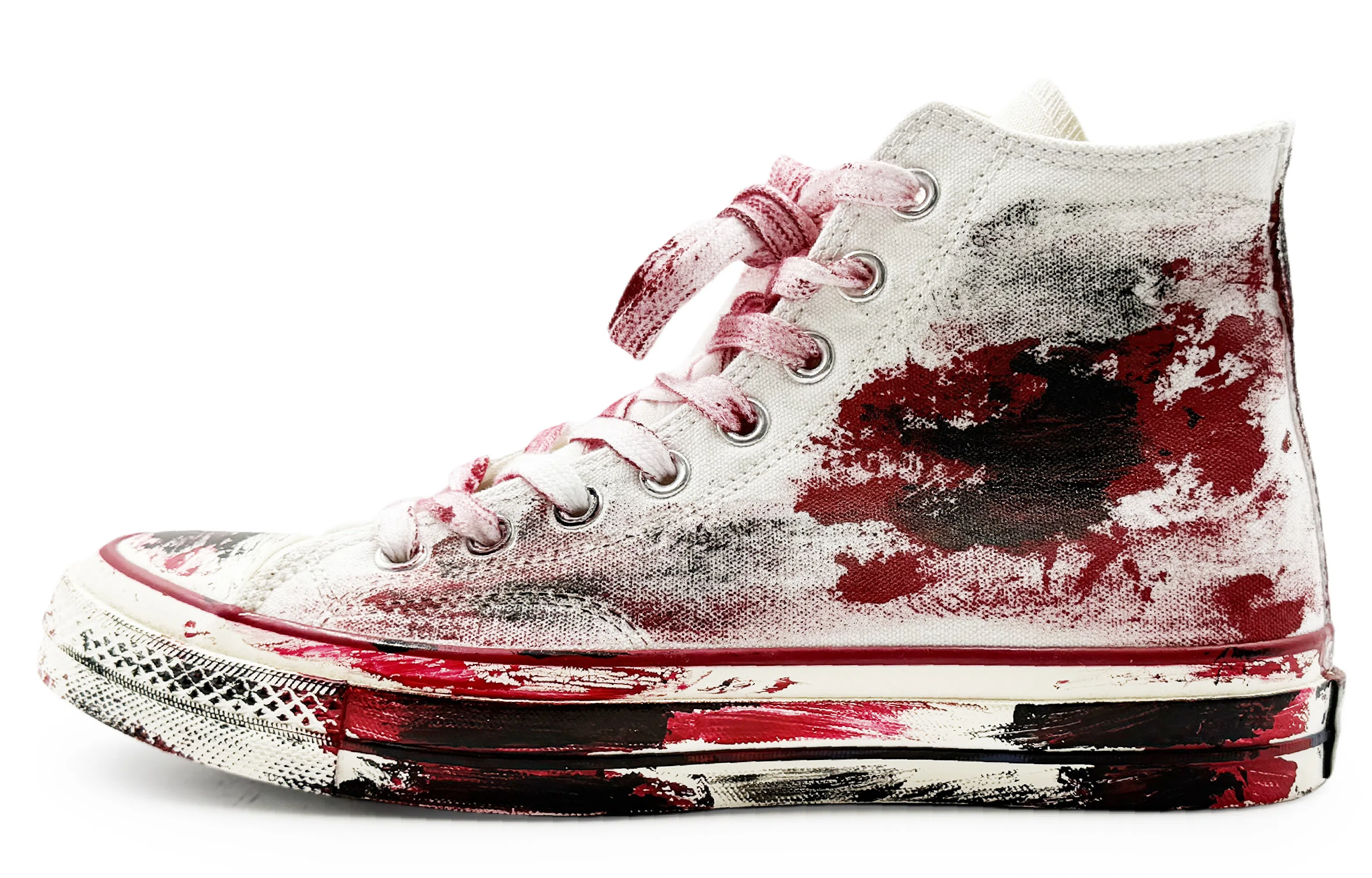 Converse Chuck 70 High Top White Red Black