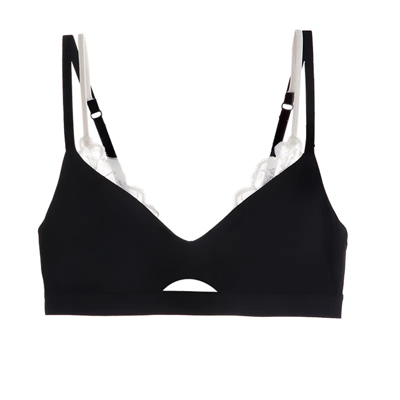 内在密码 蕾丝无痕夏季纯色内衣裤套装 女款