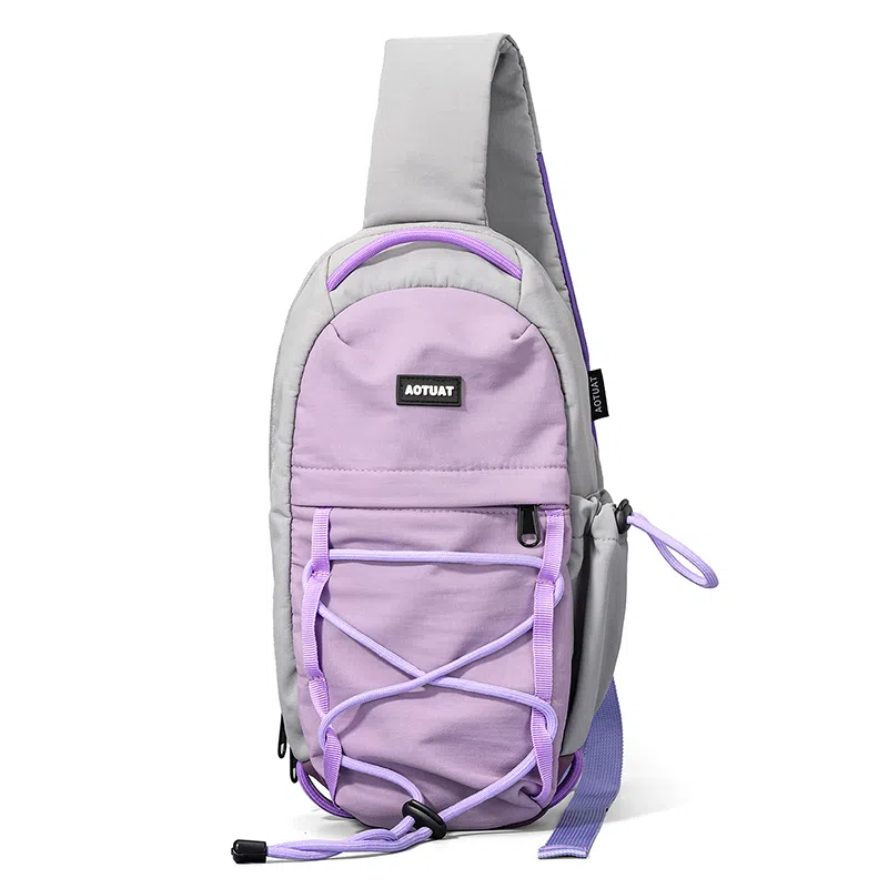 垣途者 时尚出游轻便百搭高颜值 织物 胸包 男女同款情侣款 多色